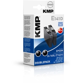 KMP kompatibel zu Epson 16XL schwarz 2er Pack
