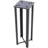 Bodenhülse Metall 16 x 50 x 16 cm Grau