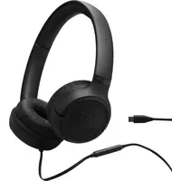 JBL Tune 530C Wired USB-C On-ear Headphones Black