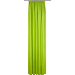 Vorhang WIRTH "WirthNatur", grün, B:127cm H:315cm, Baumwolle, Gardinen, nach Maß