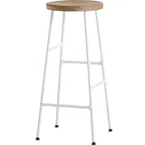 HAY Cornet Barhocker 75 cm Eiche geölt/cremeweiß