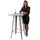 chefgastro Stehtisch Grau, Metall, Quadratisch, 60x105x60 cm, Esszimmer, Tische, Stehtische