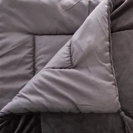 Atmosphera Plaid 80 x 180 cm Grau