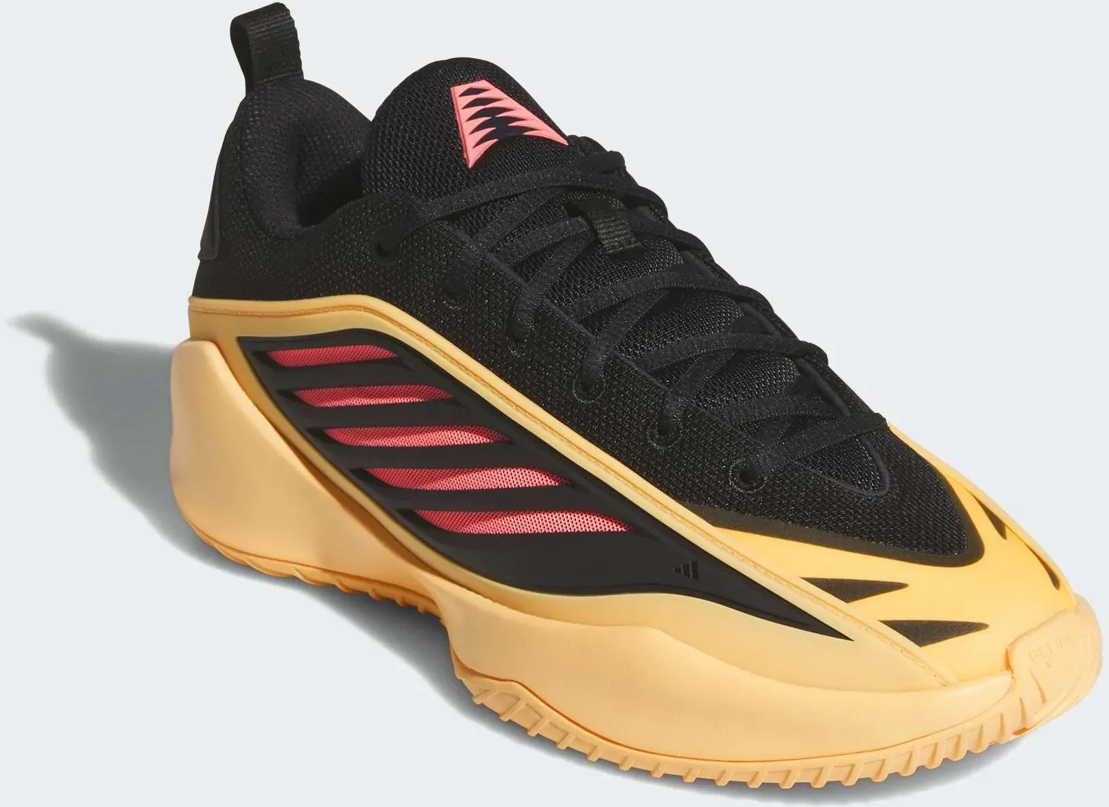 Basketballschuh ADIDAS PERFORMANCE "BELIEVE THAT 1", Herren, Gr. 43, cschwarz, aciora, supcol, Synthetik, Textil, Schuhe Basketballschuh
