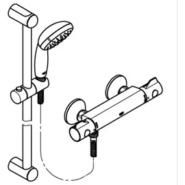 Grohe Grohtherm 800 chrom 34565001