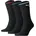 Crew 3er Pack Schwarz 43-46