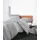 JANINE Davos65153 07 grau 200 x 200 cm + 2 x 80 x 80 cm