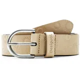 DESIGUAL Damengürtel Leder Beige 90