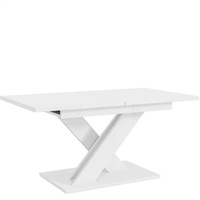 MEBLINI Esstisch Ausziehbar - Esszimmertisch Modern - Küchentisch - Säulentisch - Ausziehtisch - Dining Table - Esszimmertische - 140-180x80x75cm...