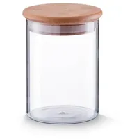Zeller Present Vorratsglas, Vorratsbehälter, transparent Beige