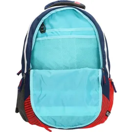 Hti-Living Rucksack Laptoptasche Blau-Rot