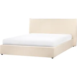 Beliani Beliani, Polsterbett Beige Textil, 160x200 cm
