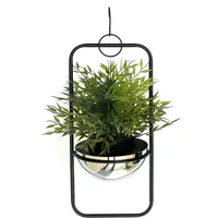 DanDiBo Ambiente DanDiBo Blumenampel Innen Metall Wand Hängepflanzen 45