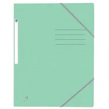 Oxford Eckspannmappe Top File+ A4 3 Klappen pastellgrün