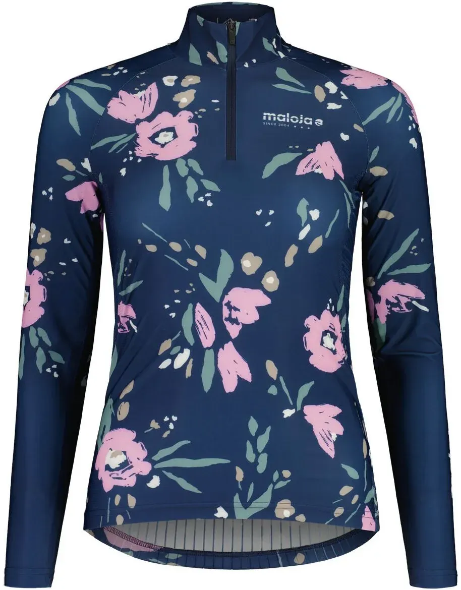 Maloja MONVISOM. Shirt night sky brushflower (1138) M