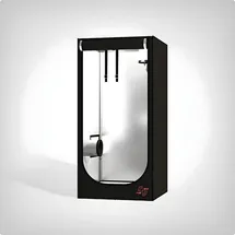 Secret Jardin Growzelt Hydro Shoot 60 x 60 x 160 cm Schwarz