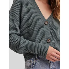 Vero Moda VMLEA LS V-Neck Cuff Cardigan Balsam Grün XS