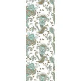 Queence Vinyltapete Gates 90x300 cm 90 g weiß 34193