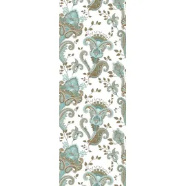 Queence Vinyltapete Gates 90x300 cm 90 g weiß 34193