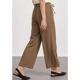 STREET ONE Wide Leg Hose Cold Brew Braun 34 26
