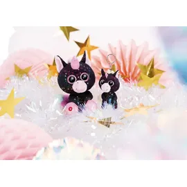 NICI Glubschis Einhorn 15 cm Schwarz
