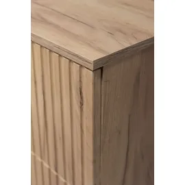 Rodan | Waschbeckunterschrank 60cm | Braun matt - Eiche | B/H/T 60/57/46cm | 2 Softclose-Schubladen | Badezimmerschränke, Badmöbel, Unterschränke - Braun