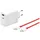 OnePlus 120W Dual Ports SuperVooc Adapter+ Cable Type-C+ Type-A + USB-C-Kabel