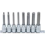 BGS Bit-Einsatz-Satz Antrieb Innenvierkant 12,5 mm (1/2) Innensechskant 5 - 13 mm 8-tlg.