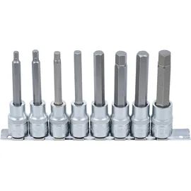 BGS Bit-Einsatz-Satz Antrieb Innenvierkant 12,5 mm (1/2) Innensechskant 5 - 13 mm 8-tlg.