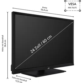 JVC LT-24VH5455 24" LED HD-Ready Smart TV schwarz