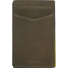 Fossil Leder Kartenetui Phone CC With Snap Dark Loden grün - Grün