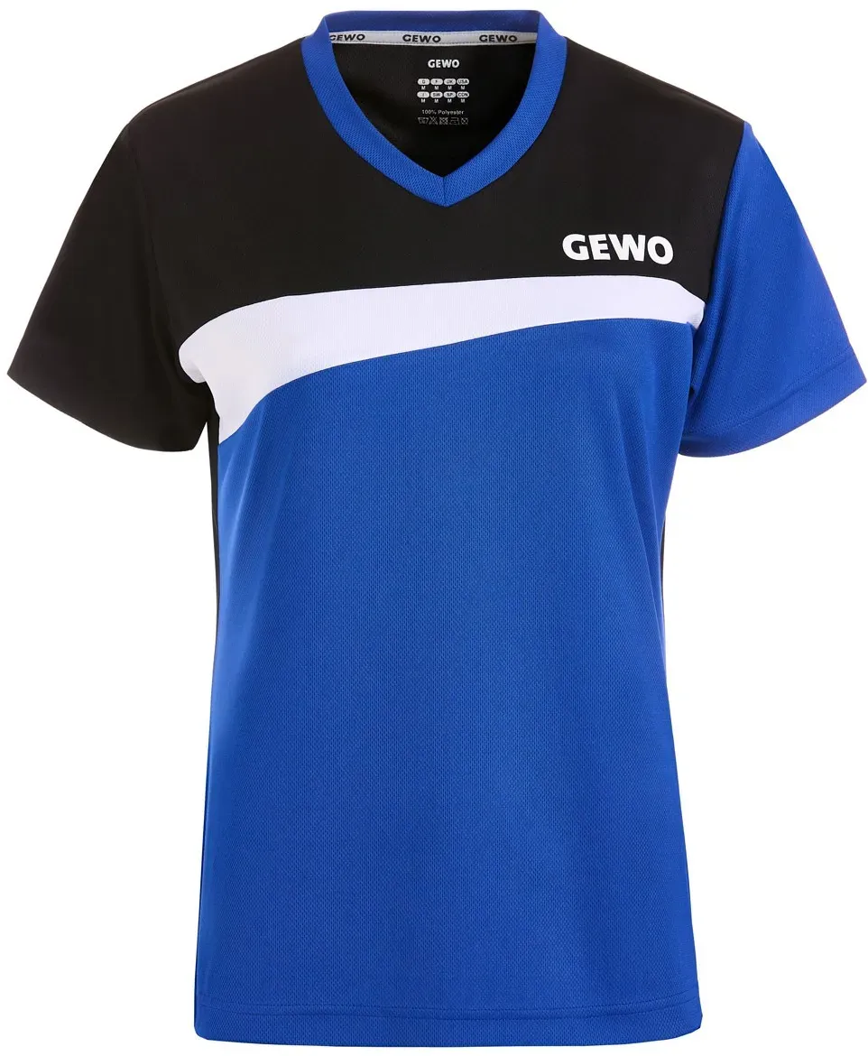 Gewo Hemd Lady Fondi II royal/schwarz 38 S - 38/S