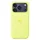 Apple iPhone 17 Pro Silikon Case mit MagSafe Neongelb