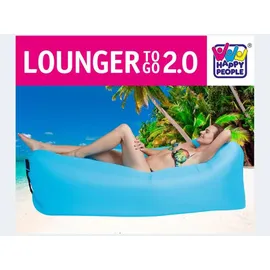 Happy People Lounger to go 2.0 blau