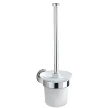 Wenko WC-Garnitur Bosio weiß, glänzend Metall, 1 St.