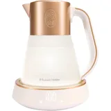 Russell Hobbs Wasserkocher Glas [1,7L, Temperatureinstellung 40-100°] Calm (LED-Beleuchtung, beruhigende Klänge, Leise-Koch-Technologie,Warmhaltefunktion,Digitaldisplay,Touch-Bedienung,2400W) 27450-70
