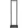 ML-Design Kaminholzregal Metall 33 x 115 x 33 cm Schwarz