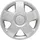 Auto-Style Satz Radzierblenden Iowa 12-Zoll Silber