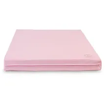 JEFlex - pink/beige Weichbodenmatte & Turnmatte 100 x 70 x 8 cm MADE IN GERMANY/Gymnastikmatte/platzsparende Fitnessmatte & Yogamatte/dicke Sportmatte für Kinderzimmer