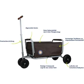 Beachtrekker Bollerwagen LiFe faltbar rot