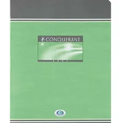 CONQUERANT Cahier Brouillon Format 17X22Cm Seyes 48 Pages 56G