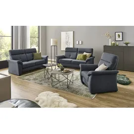 Polstermöbel Oelsa Sessel Brüssel Flachgewebe 98 x 100 x 90 cm Grau