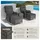Tectake Benissa Loungeset grau