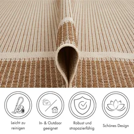 Andiamo Outdoorteppich Arizona beige, 160 x 230 cm