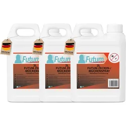 Futum 3x2L Zecken- / Mückenspray Spray 6 l