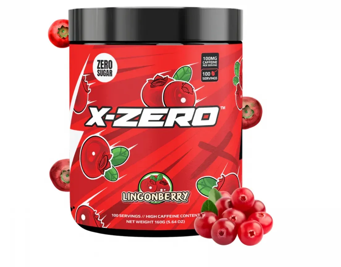 X-Gamer X-Zero Lingonberry - 100 Portionen