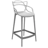 Barstühle Kartell, Masters, Grau, für Wohnzimmer, Kunststoff, Design - 49 - 52 - 99