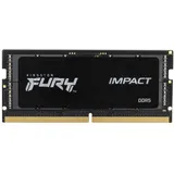 Kingston FURY Impact (1 x 16GB, 4800 MHz, DDR5-RAM, SO-DIMM), RAM, Schwarz