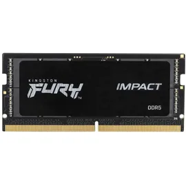 Kingston FURY Impact (1 x 16GB, 4800 MHz, DDR5-RAM, SO-DIMM), RAM, Schwarz