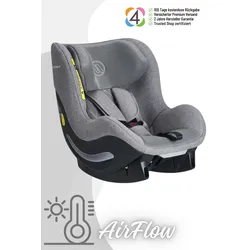 Avionaut AeroFIX AirFlow - Reboard Kindersitz (0-18 kg), Farbe Kindersitz: Black